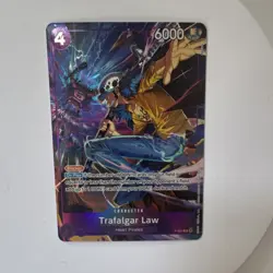 One Piece Trafalgar Law P-093 Bandai Character Blocker Foil 6000 Power 4 Cost - Image 1