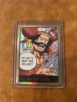 One Piece TCG GOLD DON! Gol.D.Roger Carrying On His Will Foil Alt Art - Image 1