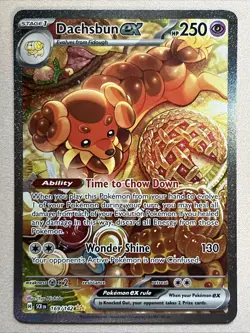 Pokemon Card - Dachsbun ex Special Illustration Rare (169/142) Stellar Crown NM - Image 1