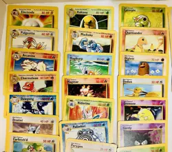 Pokemon Lot of 71 Unplayed Base Set Cards - Image 2