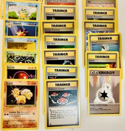 Pokemon Lot of 71 Unplayed Base Set Cards - Image 3