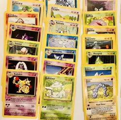 Pokemon Lot of 71 Unplayed Base Set Cards - Image 5