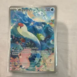Pokemon Wiglett Illustration Rare Full Art Holo 206/198 SV01 2023 Card - Image 1