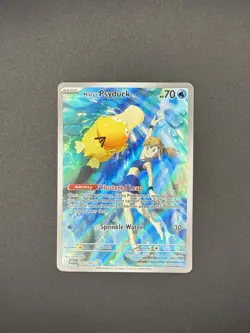 Pokemon Misty's Psyduck 193/182 Illustration Rare Holo Sv10 Destined Rivals Card - Image 1