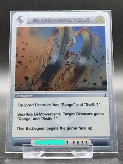 Chaotic Card : Bi-mowercycle Alliances Unraveled Rare Battlegear - Image 1