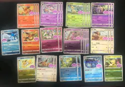 Pokemon card lot*167 gem logo holo chinese exclusive Vol.1-3 Eeveelution TB44 - Image 3