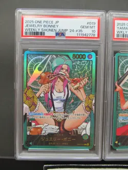 PSA 10 Set| One Piece Card Promo Bonney Yamato OP07-019 OP06-022 Shonen Jump #A - Image 3