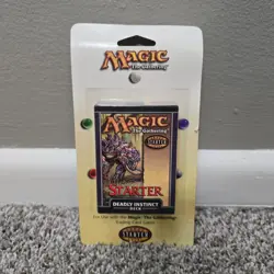 Magic The Gathering Starter Level: DEADLY INSTINCT Deck SEALED - Image 1