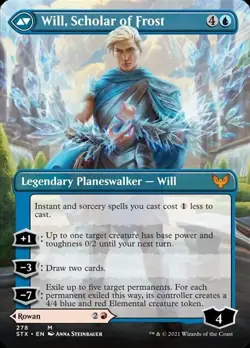 Rowan, Scholar of Sparks Will, Scholar of Frost (Borderless) [Strixhaven: Sch - Image 2