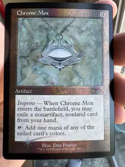 Mtg Chrome Mox Foil Secret Lair 30th Anniversary Near Mint/Mint - Image 1