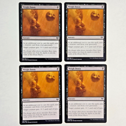 MTG Weigh Down (Kaldheim) 118/285 (NEAR MINT) (4X) - Image 1