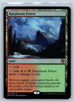 KARPLUSAN FOREST 250 RARE DOMINARIA UNITED MAGIC: THE GATHERING FOIL NM - Image 1