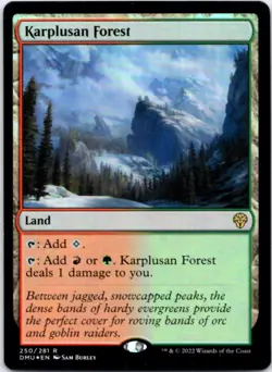 Karplusan Forest (Foil) Dominaria United, 250 NM - Image 1