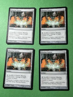 x4 **Blasting Station** ~Fifth Dawn~ MTG: Magic the Gathering, Light Play (LP) - Image 1