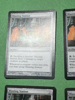 x4 **Blasting Station** ~Fifth Dawn~ MTG: Magic the Gathering, Light Play (LP) - Image 2