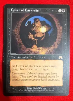 Magic The Gathering | Cover of Darkness | - NM - Onslaught - MTG- NEAR MINT - Image 1