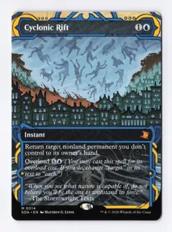 Cyclonic Rift 0014 (M) MTG Secrets of Strixhaven: Mystical Archive (SOA) - Image 1