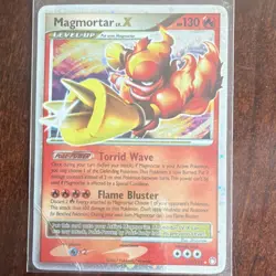 Pokemon TCG Magmortar LV.X 123/123 Mysterious Treasures Holo Ultra Rare English… - Image 1
