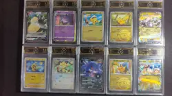 10x OCD 9.5 Graded Pokemon Chinese Pikachu Gengar Mewtwo Dragonite Lot LN05 - Image 1