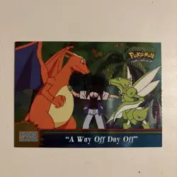 topps Pokemon TV Animation Series 3 Holo Foil OR15 A Way Off Day Off - Image 1