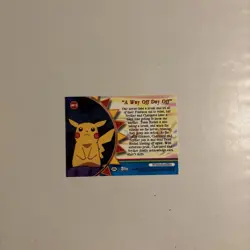 topps Pokemon TV Animation Series 3 Holo Foil OR15 A Way Off Day Off - Image 4