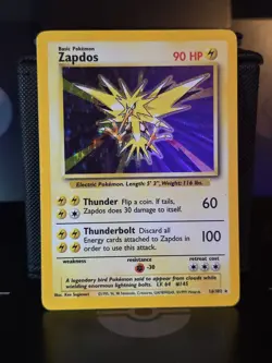 Pokemon TCG Zapdos Base Set 2 Holo Unlimited 20/130 & Base Set Unlimited 16/102 - Image 2
