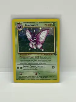 Pokemon TCG Venomoth Jungle 13/64 Holo Unlimited Holo Rare - Image 1