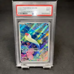2023 POKEMON Svi EN-Scarlet And Violet illustration, Rare #206 WIGLETT PSA 9 - Image 3