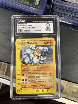 Machamp Pokemon (2003) Skyridge - H15/H32 Holo CGC GUINNESS RECORD RECORD HOLDER - Image 1