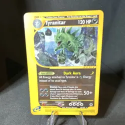 Pokemon Tyranitar Expedition Base Set 64/165 120 HP Rare Stage 2 Regular EN - Image 1