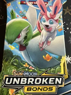 Pokemon Sun & Moon Unbroken Bonds Sleeved Booster Pack Sylveon Gardervior NEW - Image 3