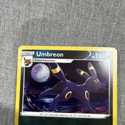 Pokemon Umbreon Promo Holo SWSH129 Sword & Shield 110 HP Moon Mirage 2021 - Image 2