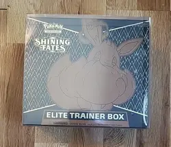 ☄Pokemon TCG SHINING FATES Elite Trainer Box Factory-Sealed +PVC Dust Cover - Image 1