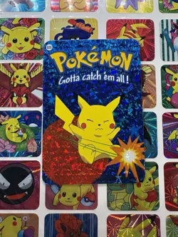 Pokemon 151 Vintage Pocket Monsters Vending HOLO Prism Sticker 2000 Nintendo - Image 1