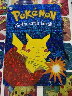 Pokemon 151 Vintage Pocket Monsters Vending HOLO Prism Sticker 2000 Nintendo - Image 2