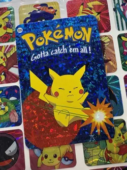 Pokemon 151 Vintage Pocket Monsters Vending HOLO Prism Sticker 2000 Nintendo - Image 3