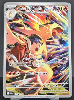 Pokemon Ethan's Typhlosion #190/182 English Destined Rivals Illustration Rare - Image 1