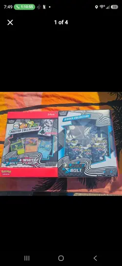 Pokemon Scarlet & Violet Black Bolt White Flare Binder Poster 2-Pack Box - Image 1