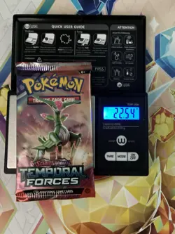 Heavy! 22.54g Pokemon Sealed Temporal Forces Booster Pack - Image 1