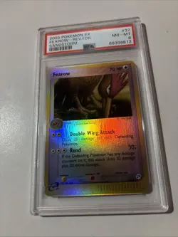 2003 POKEMON EX SANDSTORM #37 FEAROW-REVERSE FOIL PSA 8 - Image 5
