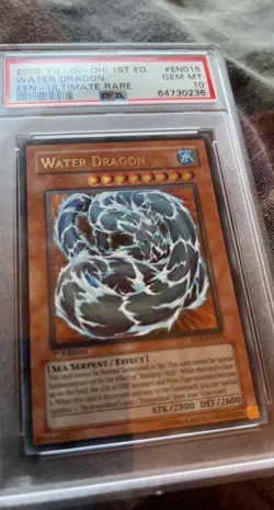 Konami Yu-Gi-Oh! Water Dragon Elemental Energy 1st Ed Ultimate Rare PSA 10 - Image 1