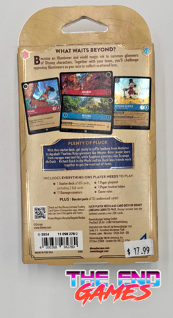 Disney Lorcana Into the Inklands Starter Deck Ruby & Sapphire New Sealed SALE - Image 2