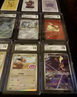 Pokemon TCG Box Lot of 11 CGC Graded Cards Plus 3 Cards for BONUS - Image 5