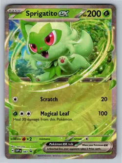 Sprigatito ex Promo SV: Scarlet & Violet Promo Cards 087 NM - Image 1
