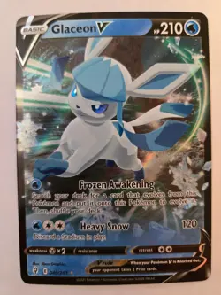 Glaceon V 040/203 Holo Ultra Rare Miscellaneous Cards & Products NM/M Pokemon - Image 1