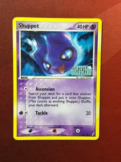 SHUPPET 40/100 EX Crystal Guardians REVERSE HOLO STAMPED Pokemon TCG card VLP - Image 1