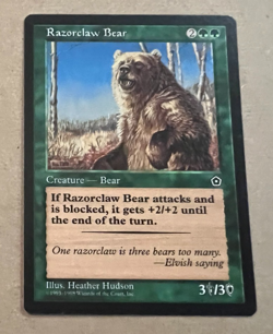 Razorclaw Bear - Portal Second Age - MTG - Magic the Gathering - Image 2