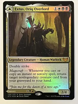 Extus, Oriq Overlord Strixhaven: School of Mages Foil MTG NM - Image 1