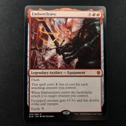 1x Embercleave NM-Mint, English Throne of Eldraine MTG Magic - Image 1