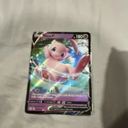 Pokemon Mew V Darkness Ablaze 069/189 180 HP Ultra Rare Holo X Ball - Image 1
